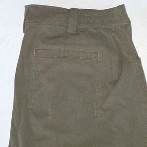 Duluth Trading Womens Green Hiking Cargo Pants Stretch Outdoor Utility 14x31